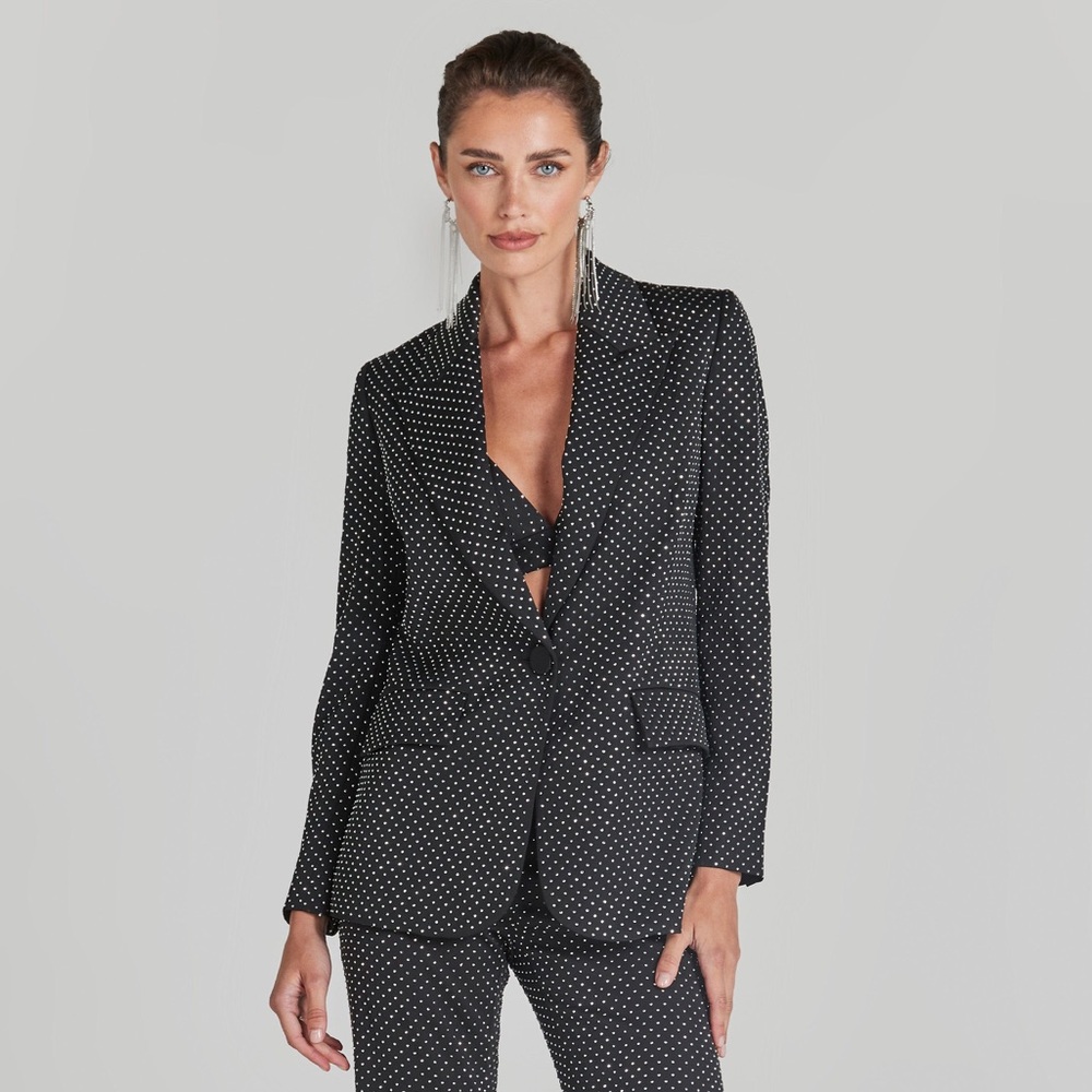 KIRA Embellished Blazer (Black)